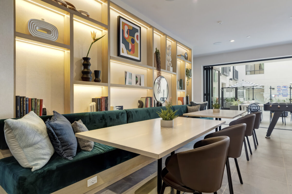 Common area sitting space