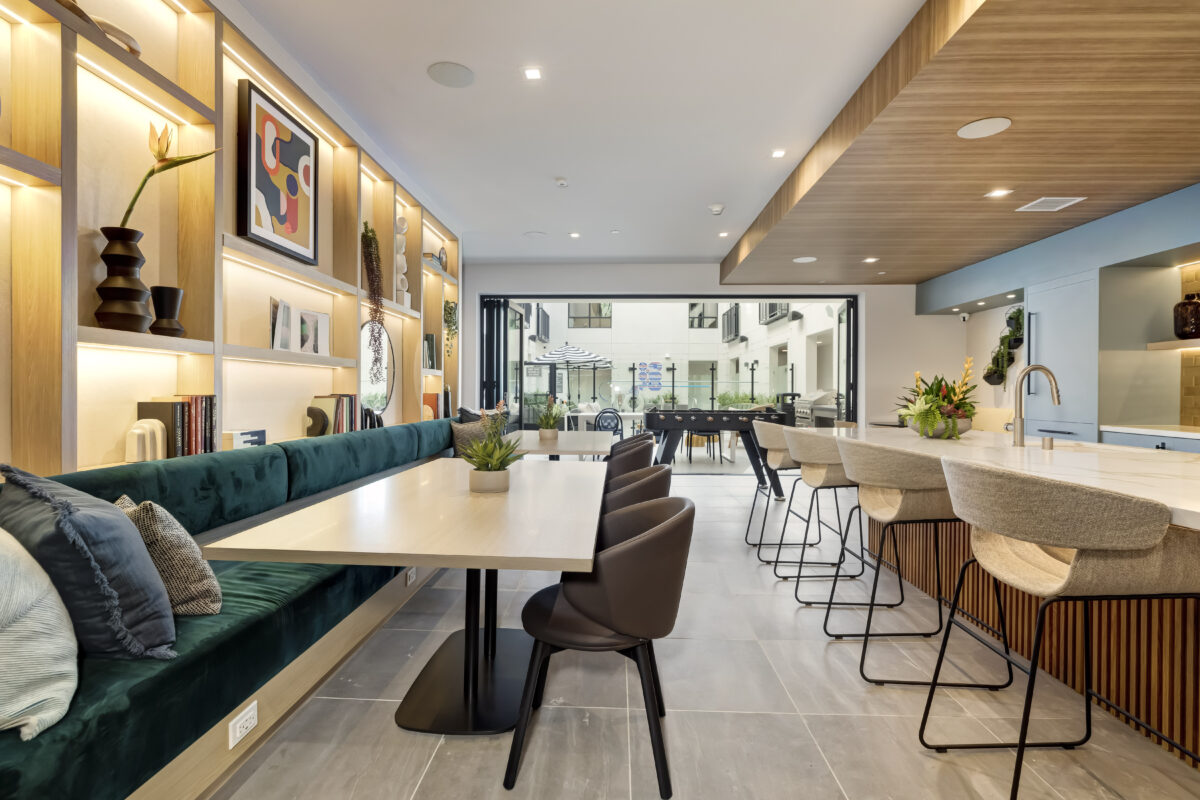 Wide view of common area